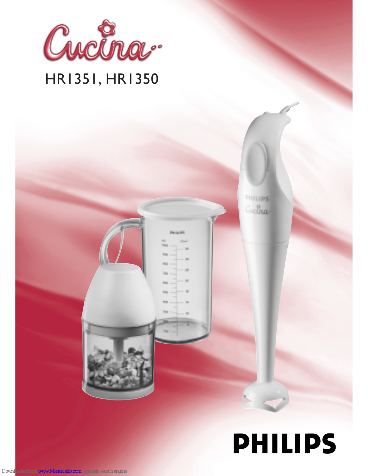 Philips HR1351/70, HR1351/17, HR1351/80, HR1351/60, HR1351/16 User Manual