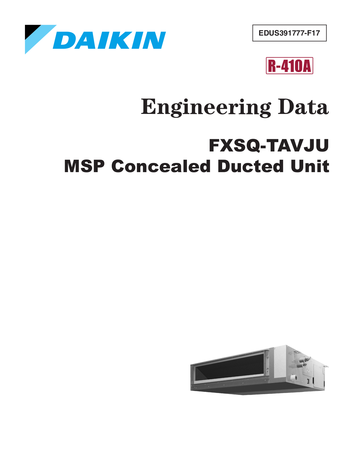 Daikin FXSQ-TAVJU, FXSQ12TAVJU, FXSQ07TAVJU, FXSQ09TAVJU, FXSQ15TAVJU Engineering Data - ManualMachine.com