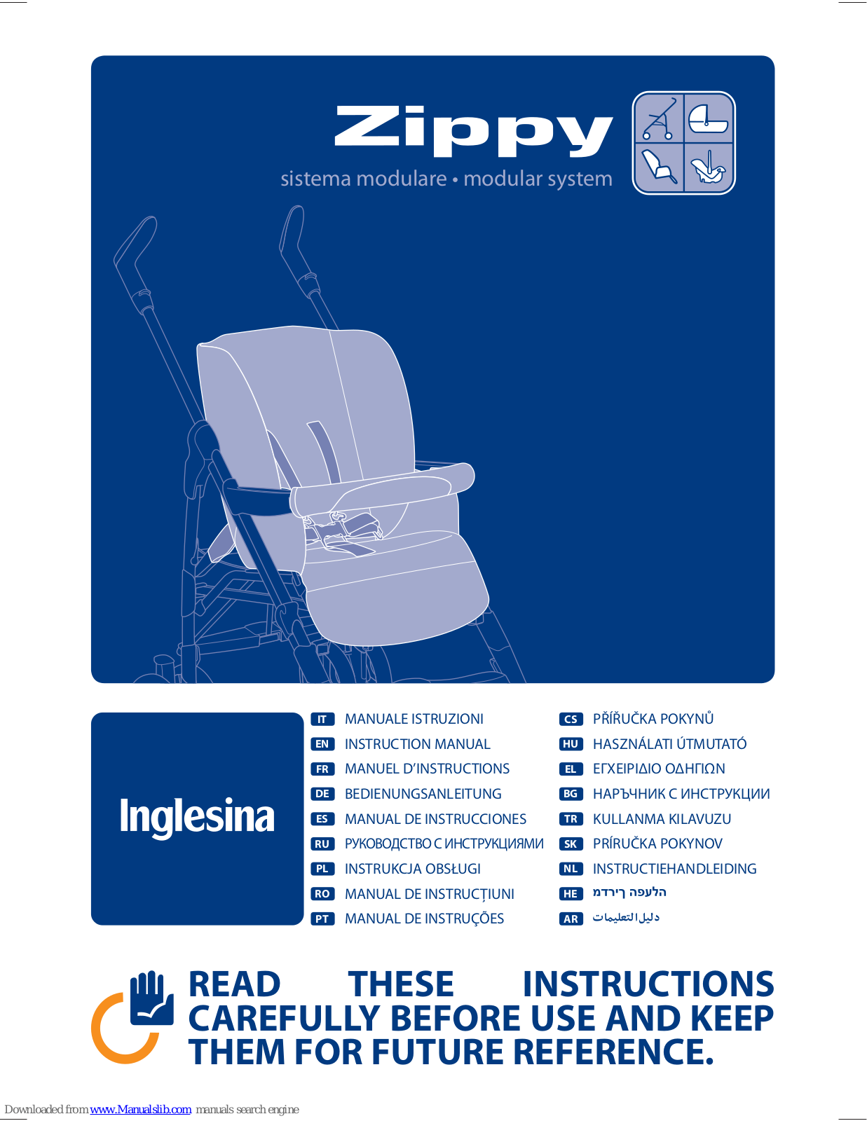 Inglesina Zippy Instruction Manual