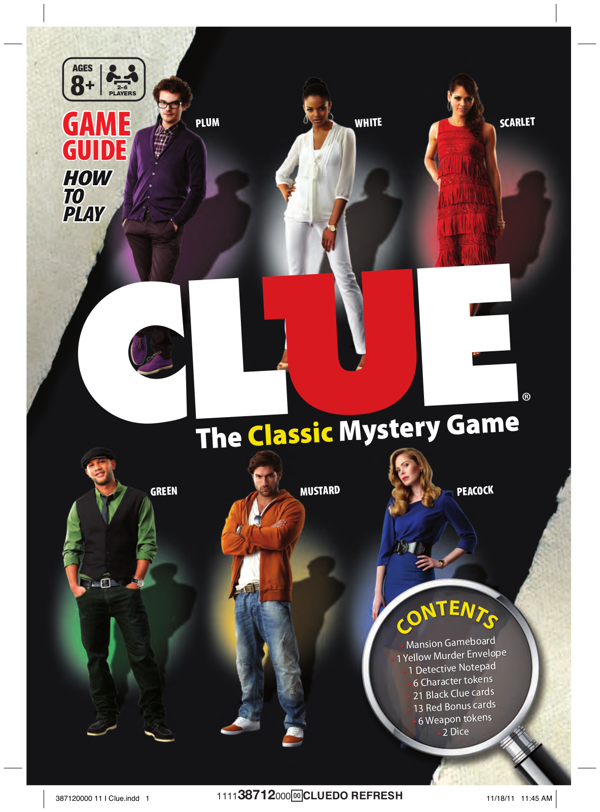 HASBRO Clue the Classic Mystery Game User Manual