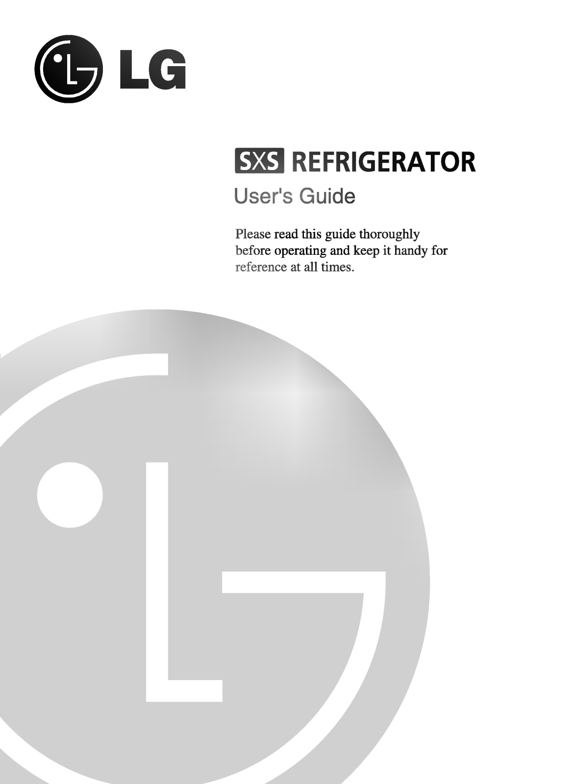 LG GR-B267DBQ Owner’s Manual