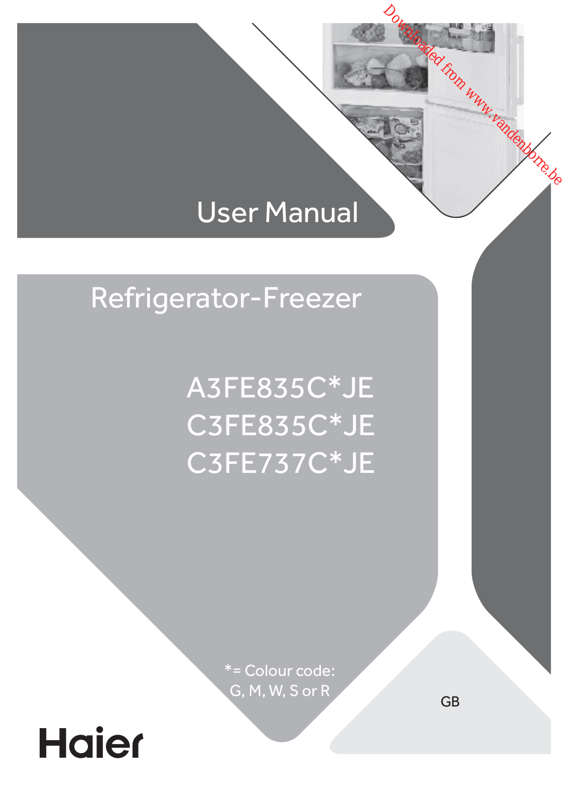 HAIER A3FE835CGJE User Manual