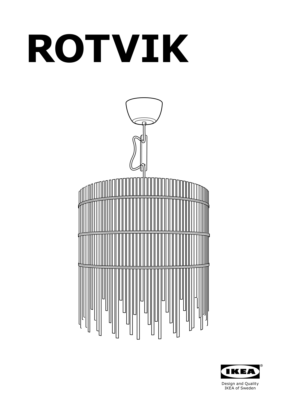 IKEA ROTVIK User Manual