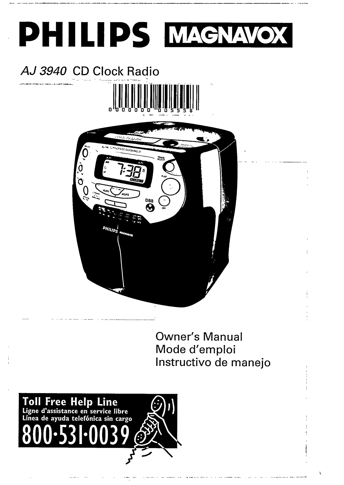 Philips AJ3940/00, AJ3940/01, AJ3940/05 User Manual