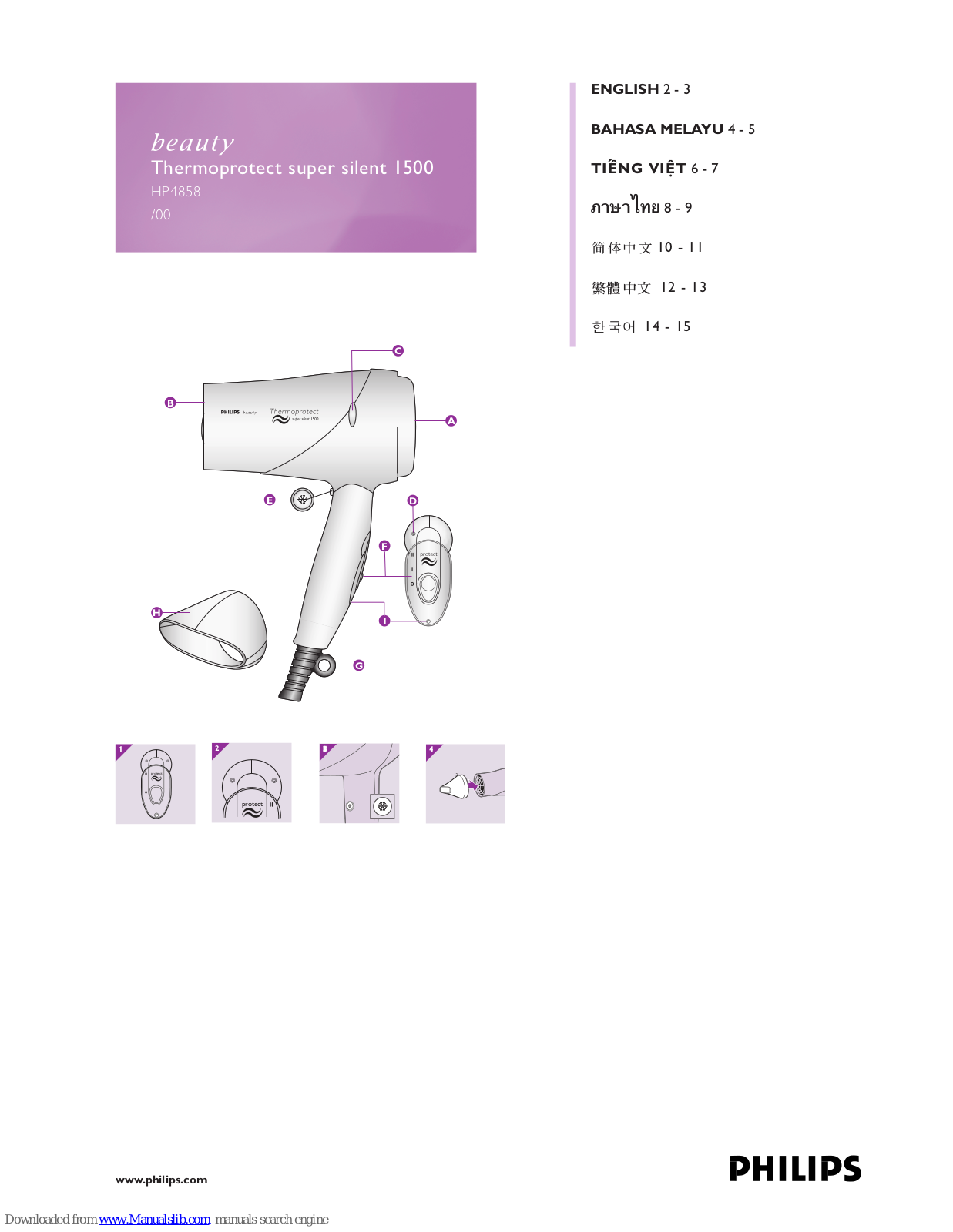 Philips HP4858/00 User Manual - ManualMachine.com