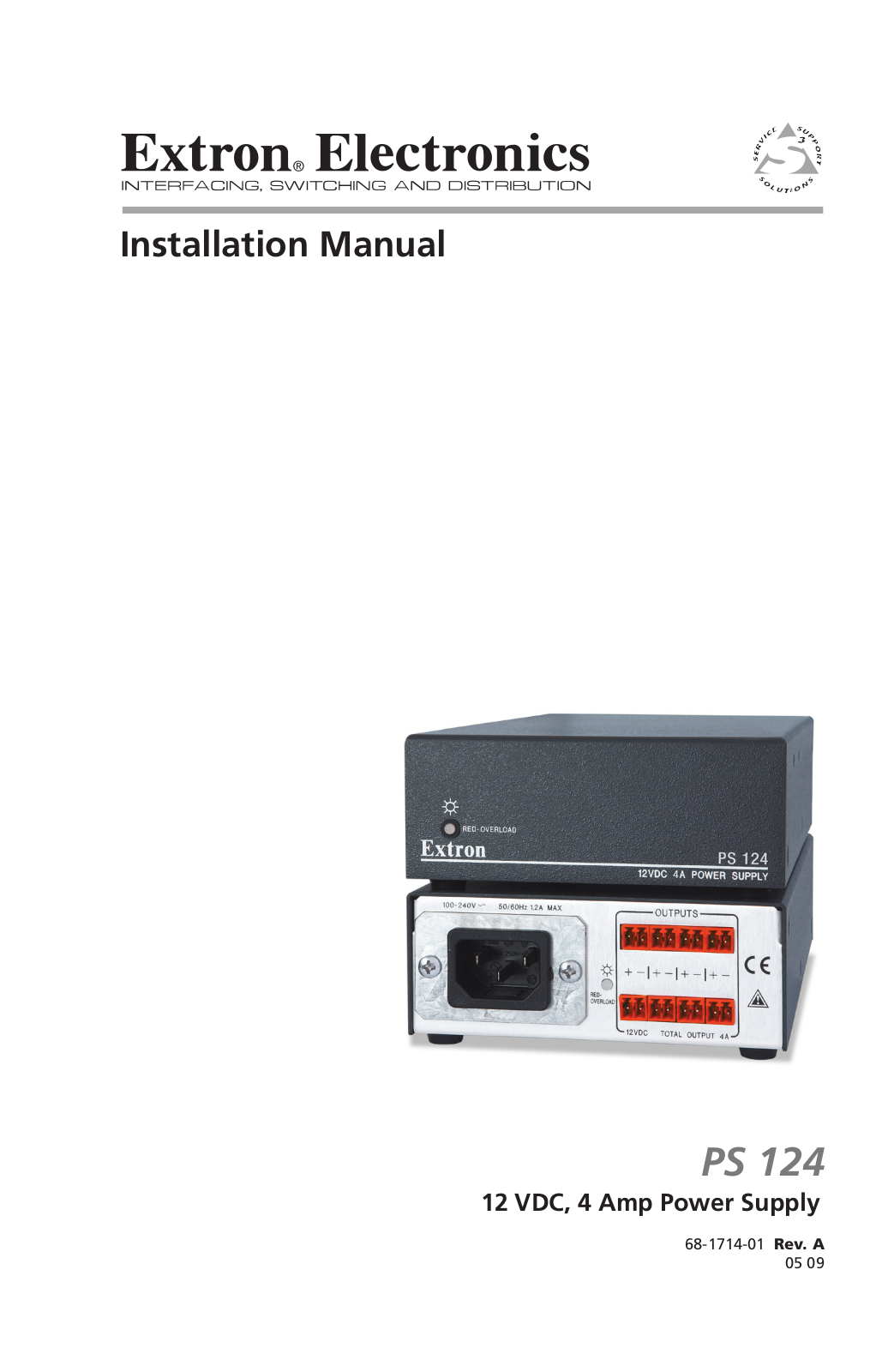 Extron Electronics PS 124 User Manual