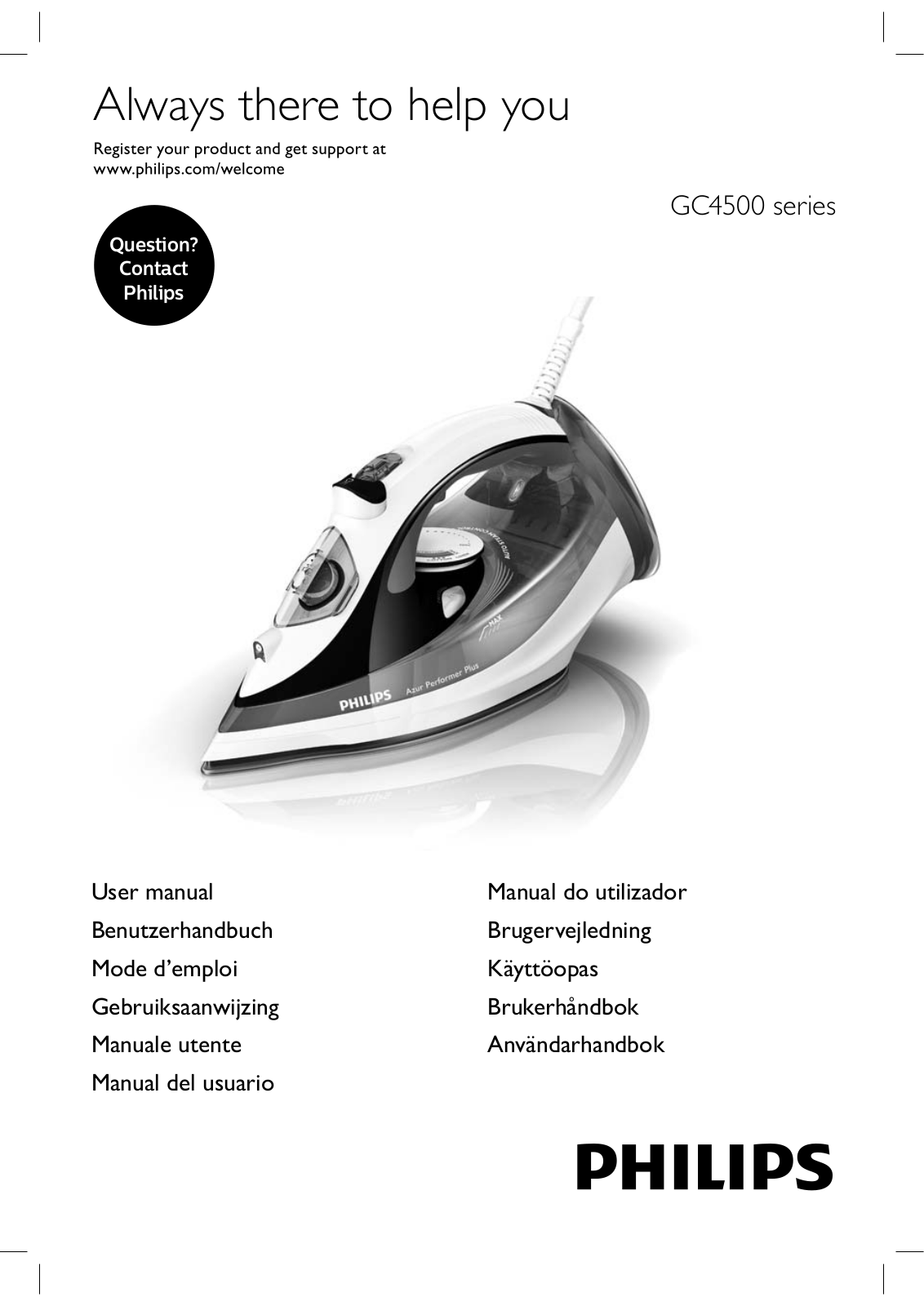 Philips GC4500 series User manual