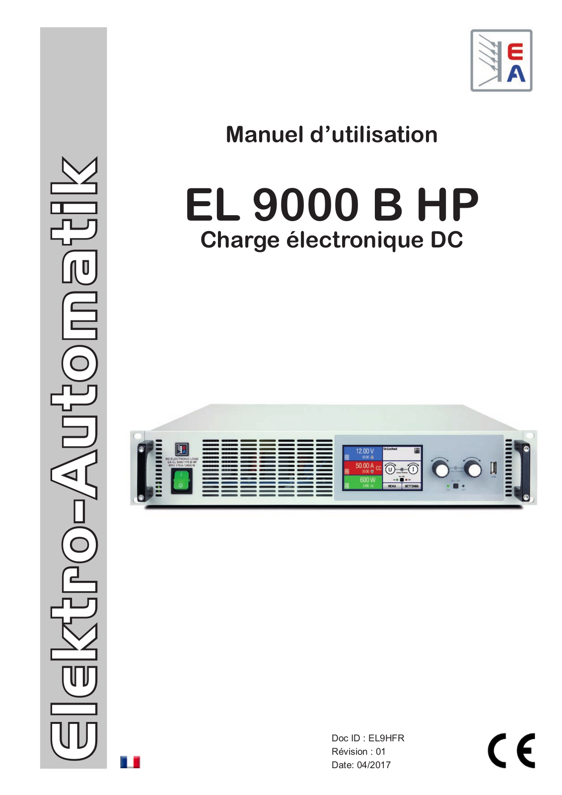 Elektro-Automatik EL 9000 B HP, EL 9080-85 B HP, EL 9080-170 B HP, EL 9200-35 B HP, EL 9200-70 B HP User manual