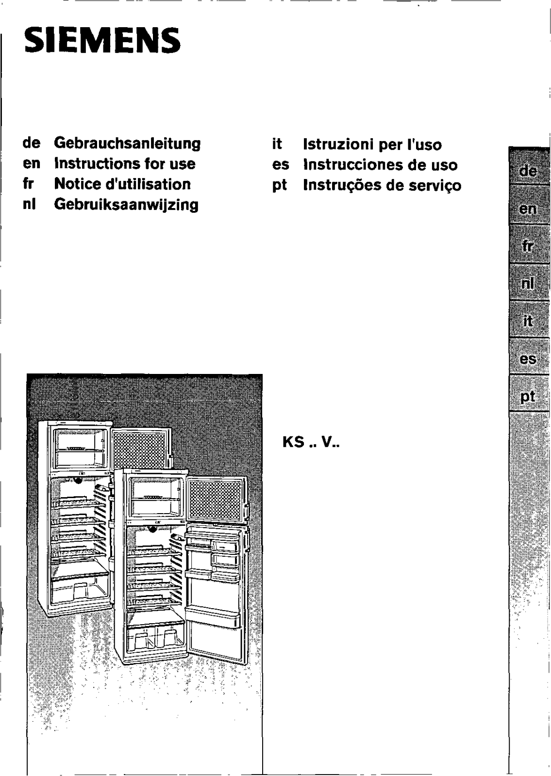 SIEMENS KS33V612 User Manual