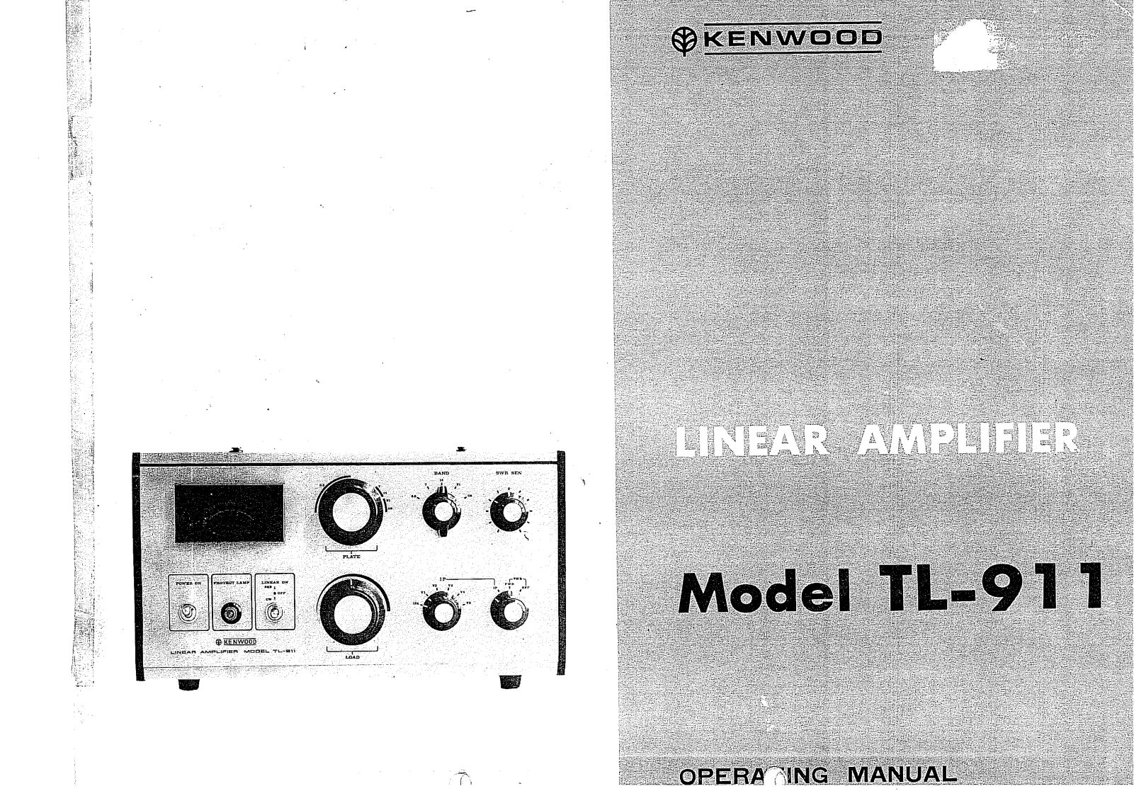 Kenwood TL-911 User Manual