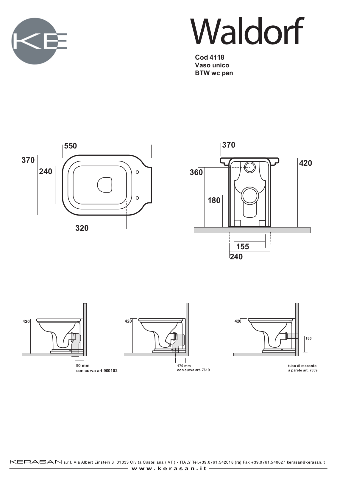 KERASAN WALDORF 4118 Datasheet