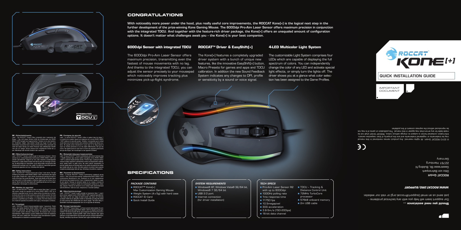 ROCCAT Kone [+] User Manual