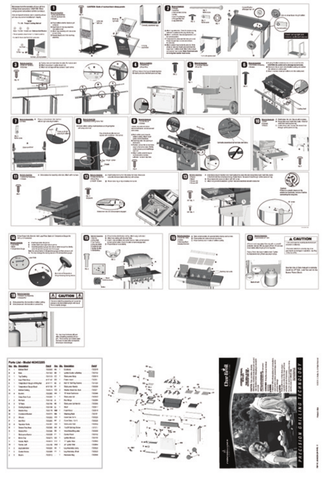 Charbroil 463453205 Owner's Manual