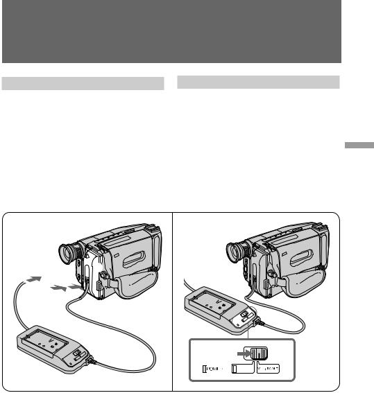 Sony CCD-TRV14E, CCD-TRV24E User Manual