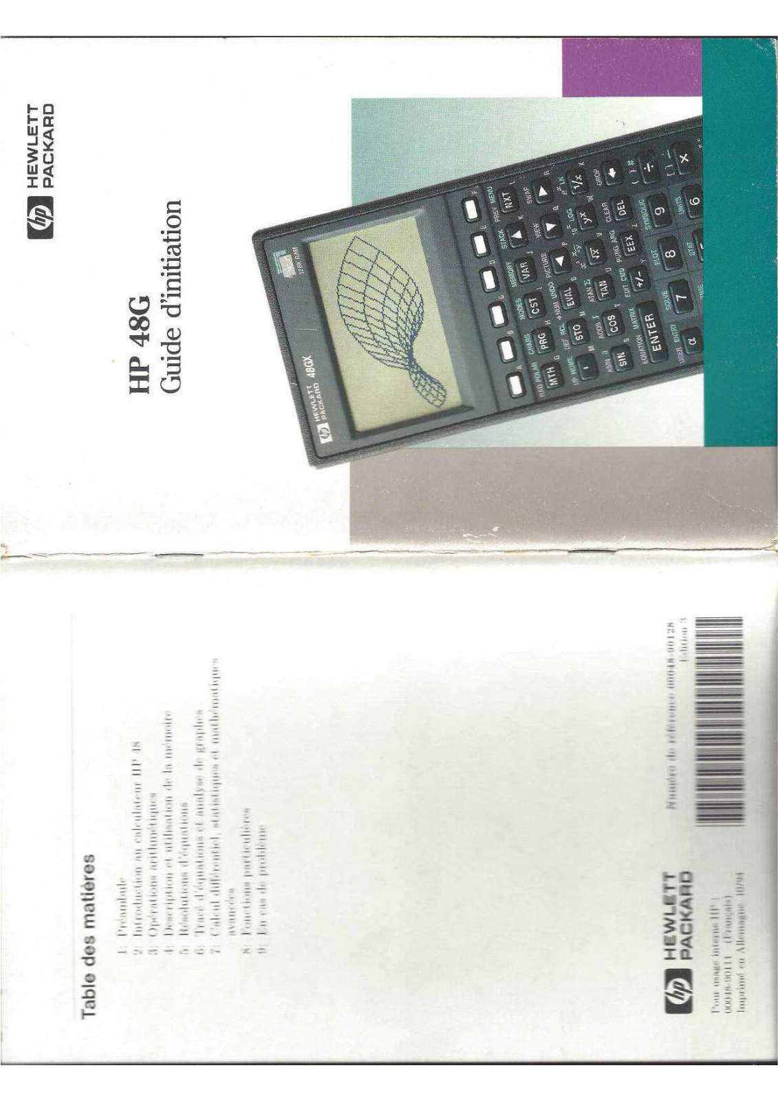 HP 48G User Manual