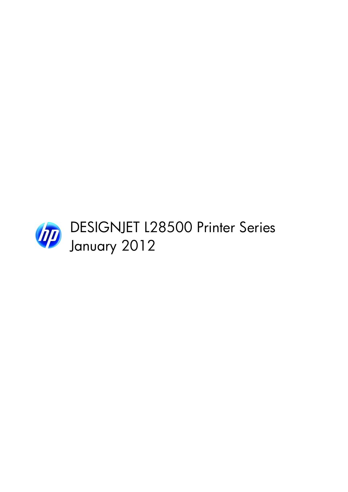 HP Designjet L28500 service manual