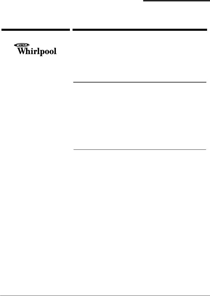 WHIRLPOOL JT379 User Manual