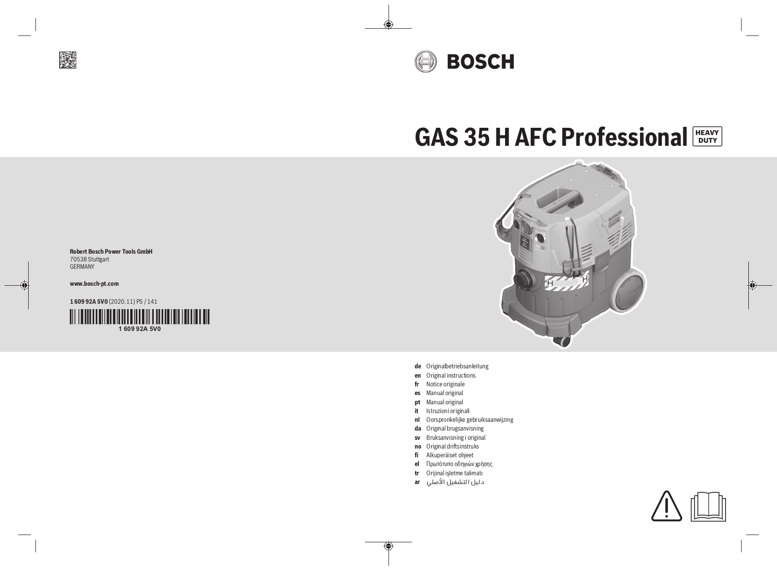 Bosch GAS 35 H AFC User Manual