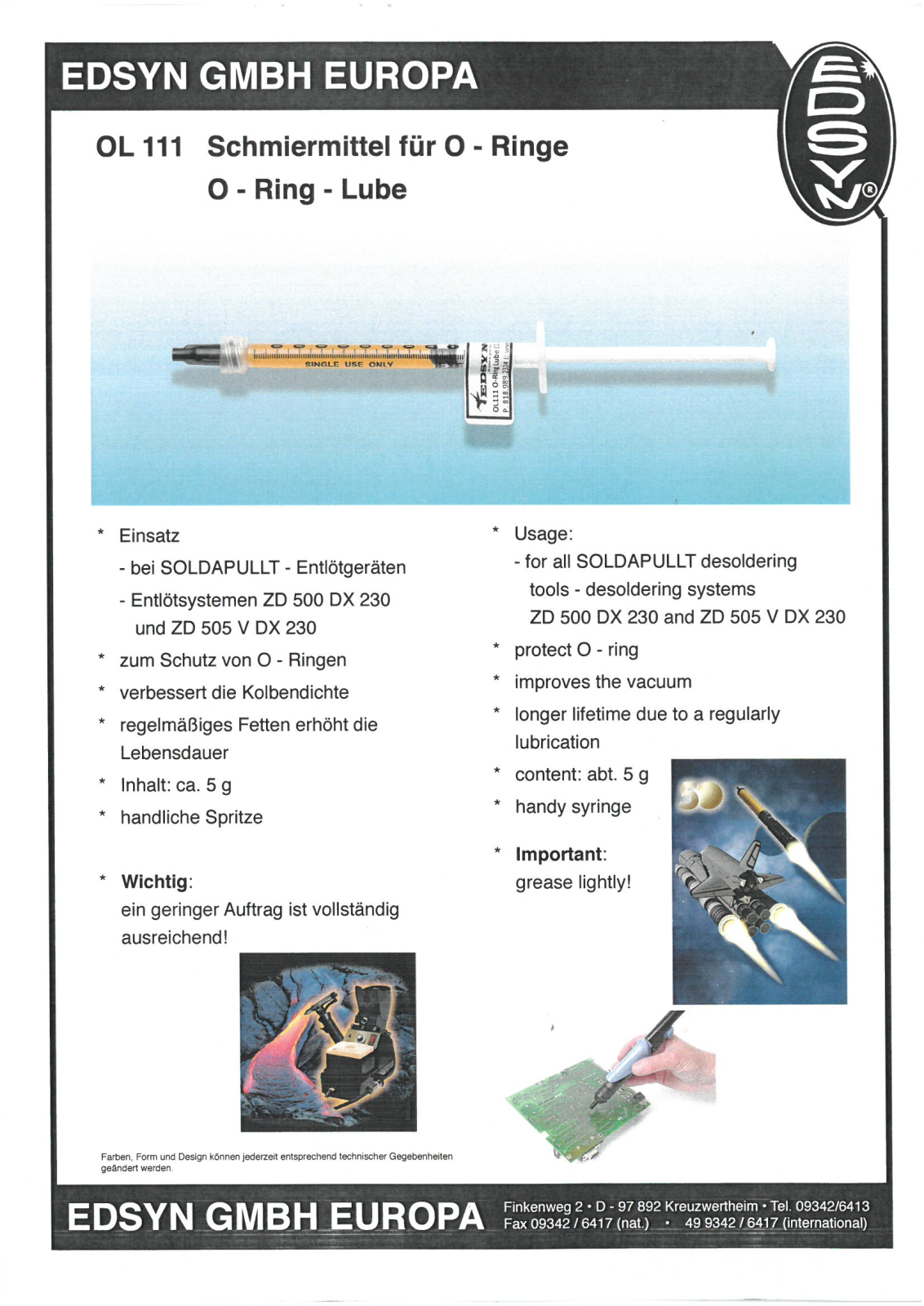 EDSYN EDSYN OL 111 Prospekt - ManualMachine.com