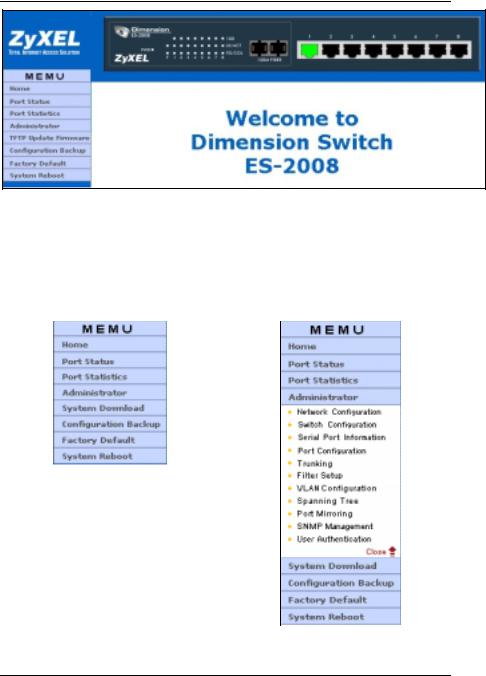 Zyxel ES-2008 User Manual