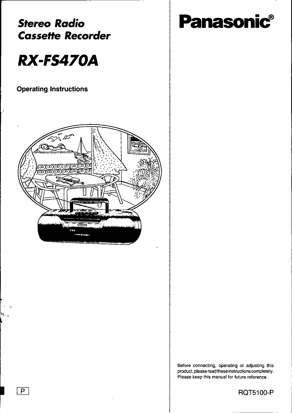 Panasonic RX-FS470A User Manual