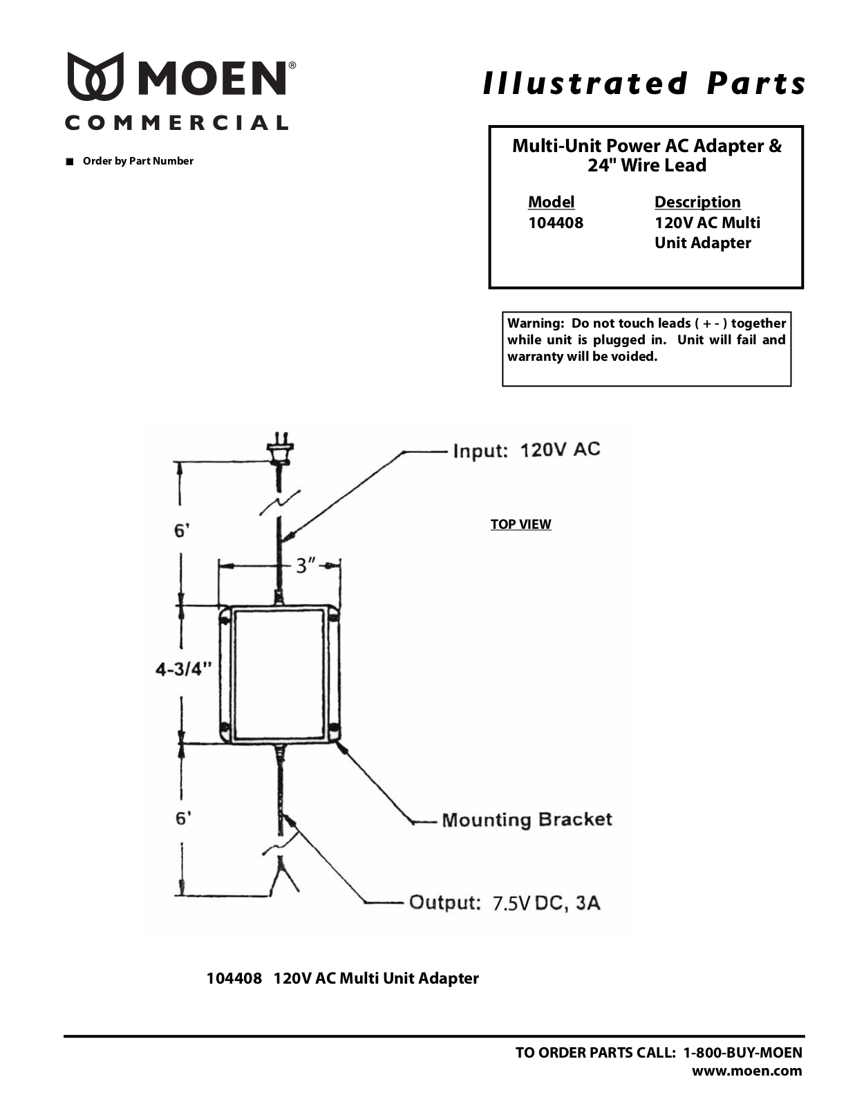Moen MOE5976 Specifications - ManualMachine.com