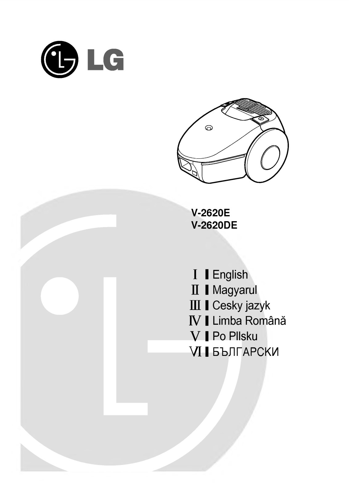 Lg V-2620DE, V-2620E User Manual