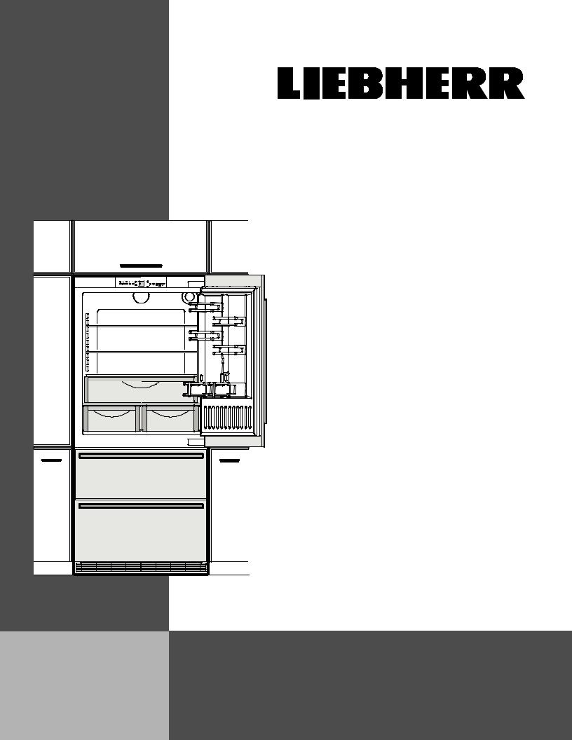Liebherr HC2081, HCB2081 Installation Manual