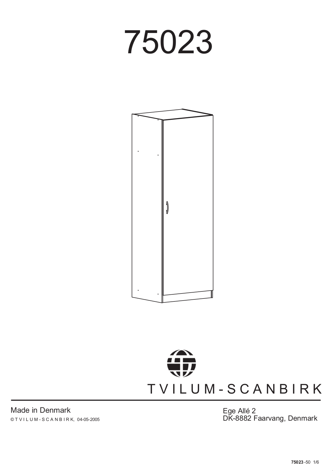 Tvilum DK-8882 User Manual