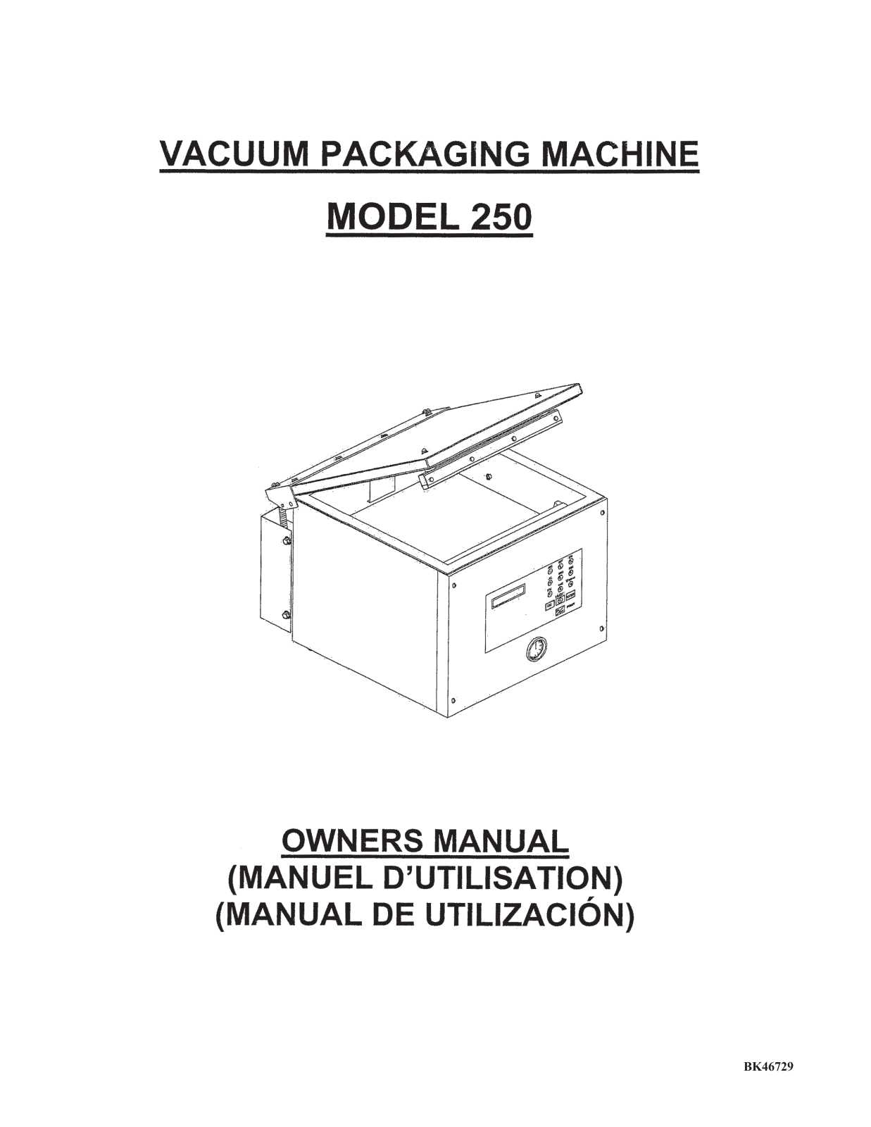 Berkel 250 Operation Manual