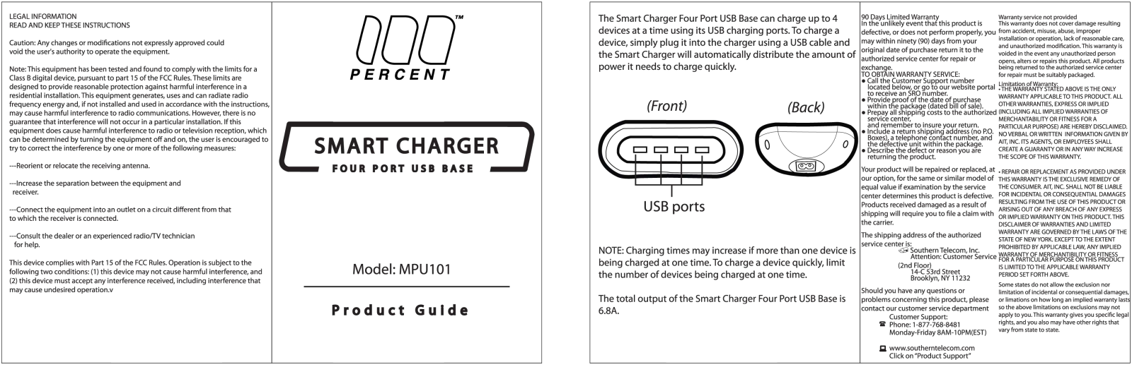 100 Percent MPU101 User Manual