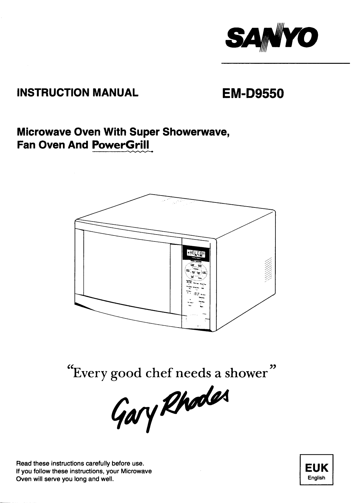 Sanyo EM-D9550 Instruction Manual