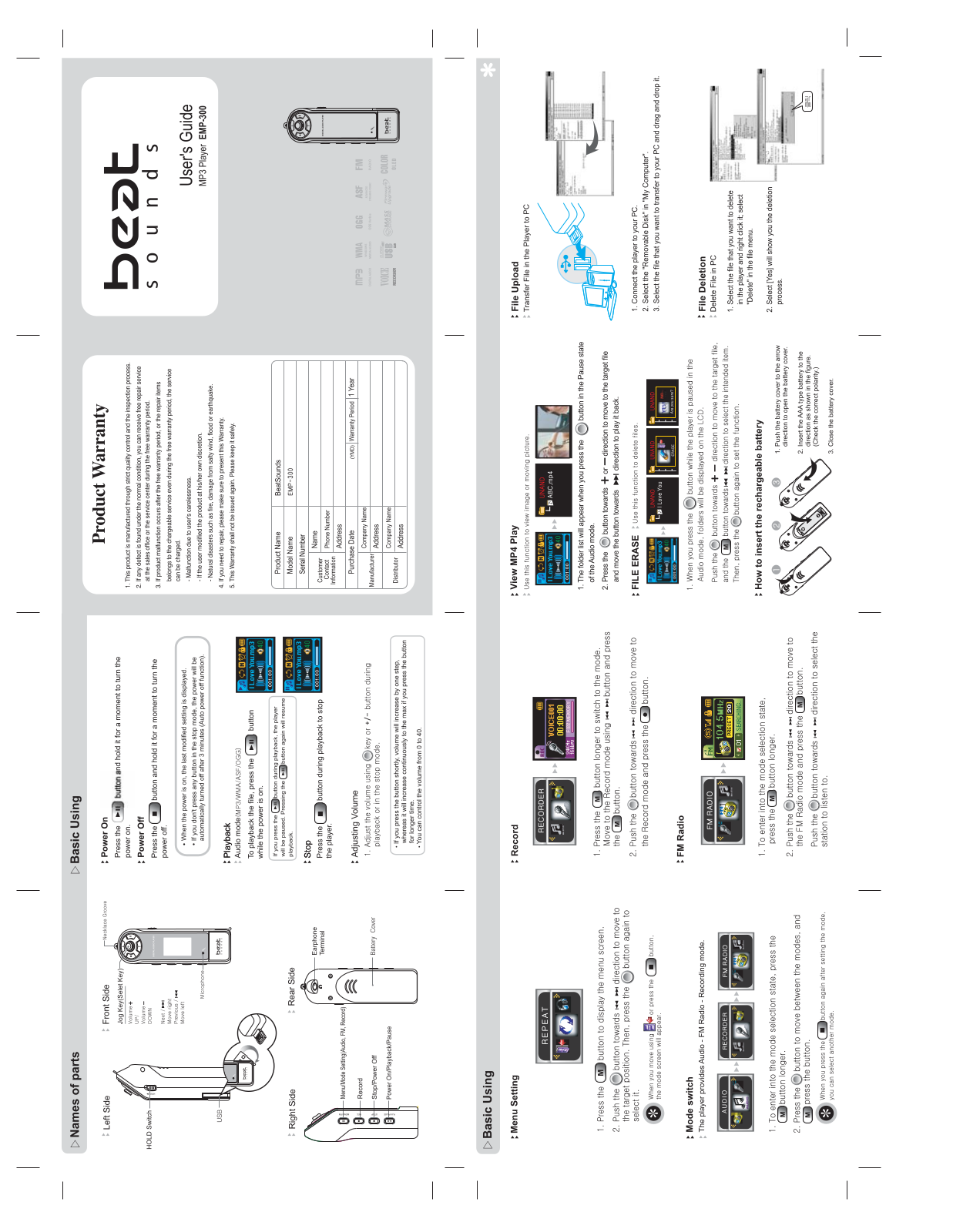 Eratech Co EMP 300 User Manual - ManualMachine.com