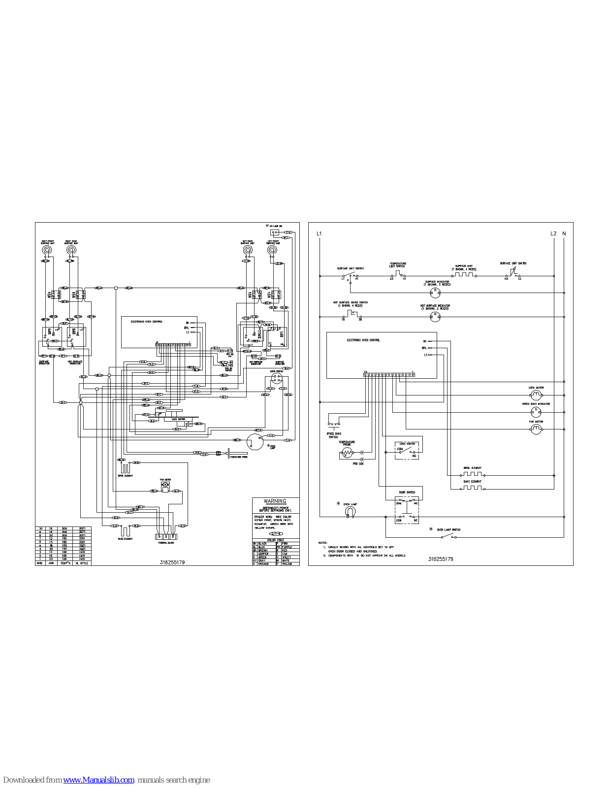 Frigidaire GLEFS76ASJ Wiring Diagram