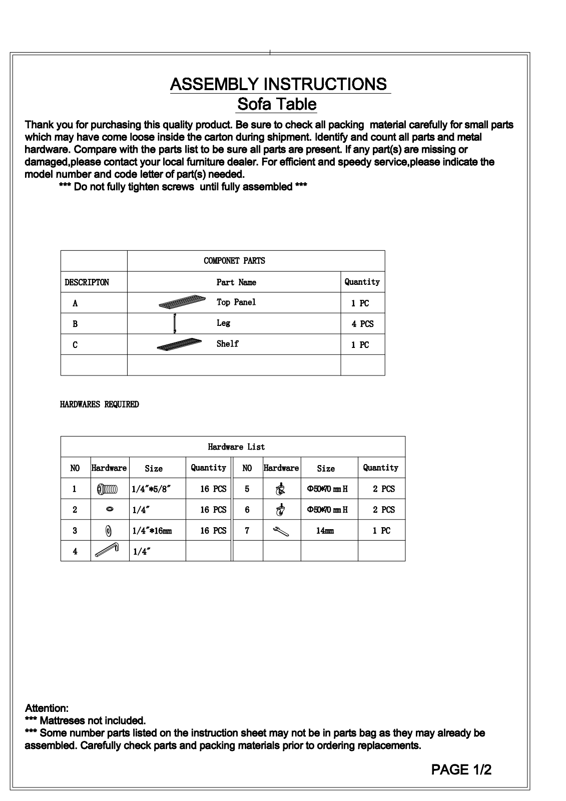 Greyleigh™ GRYL4178 Assembly Instructions - ManualMachine.com