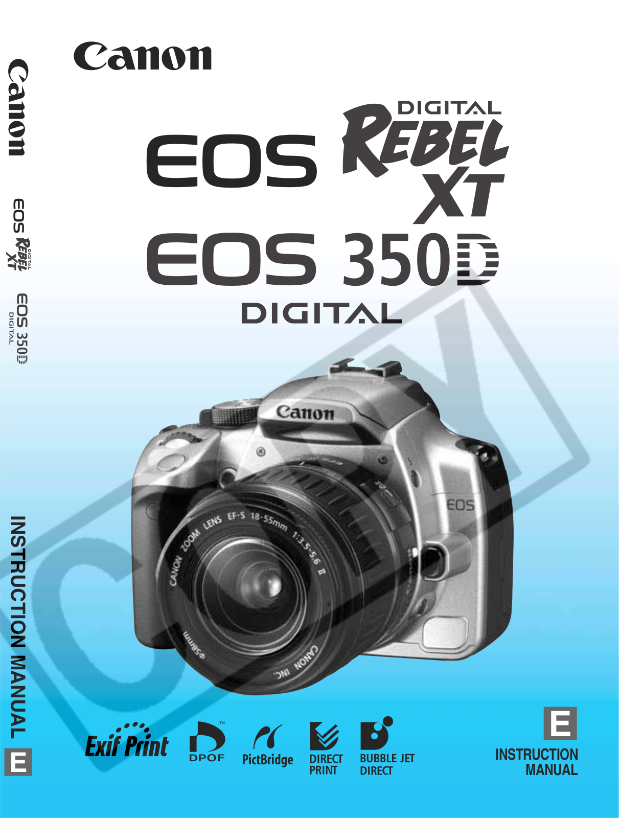 Canon 350D DIGITAL Manual