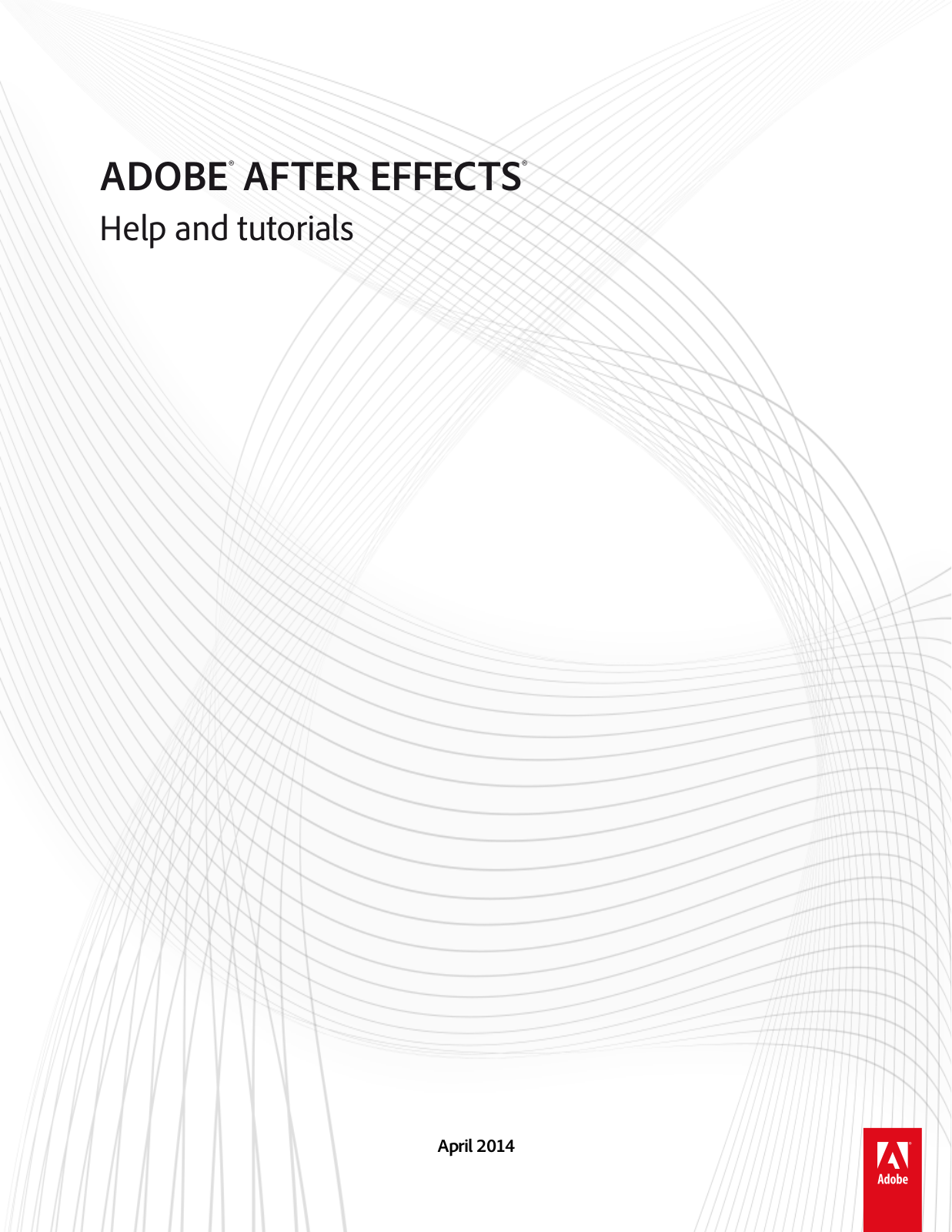 Adobe After Effects User Manual