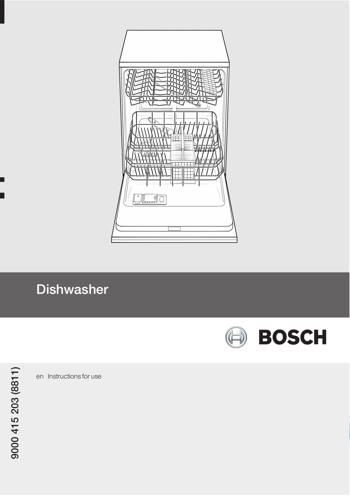 Bosch SGU53E15AU Instructions