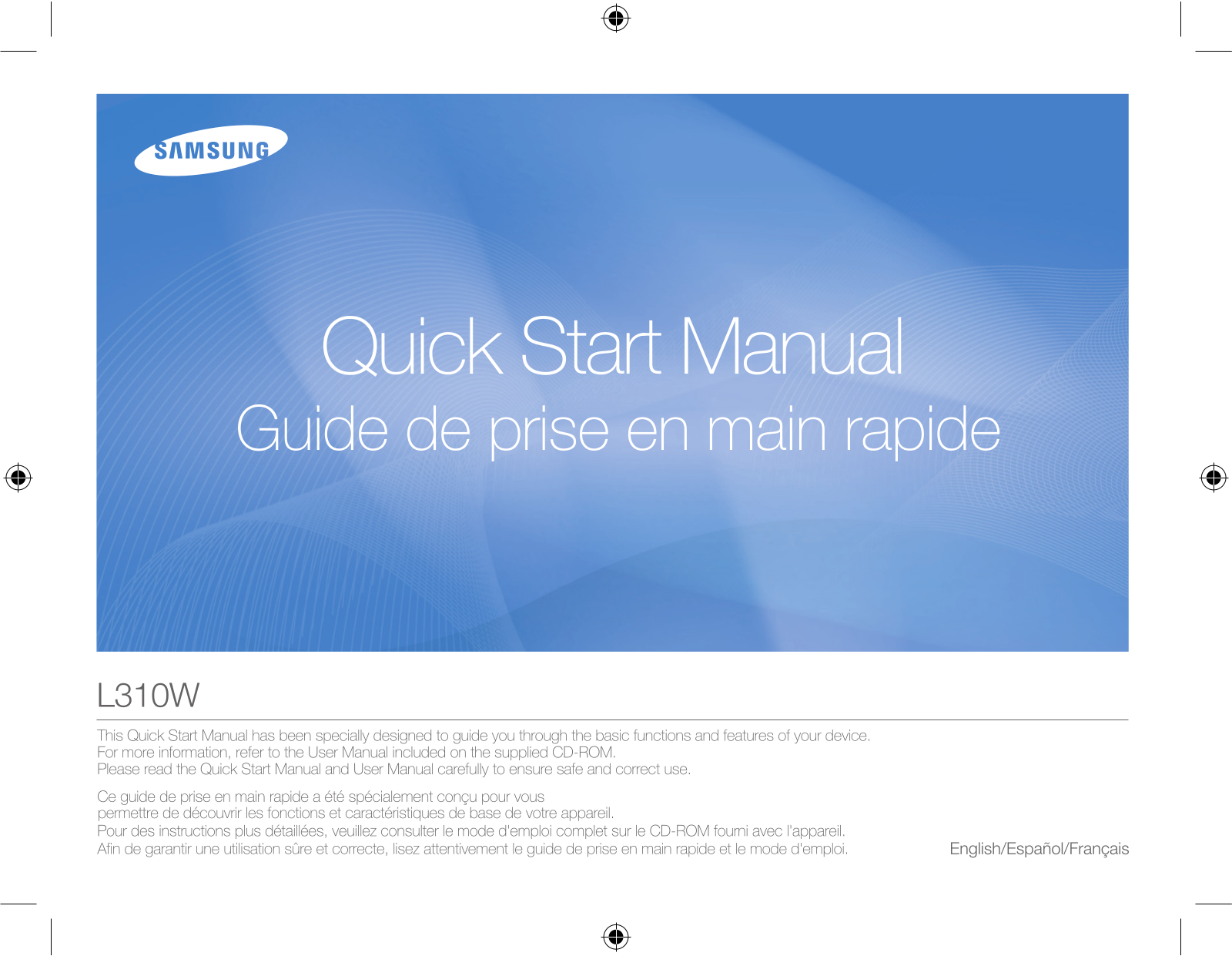 Samsung L310W User Manual