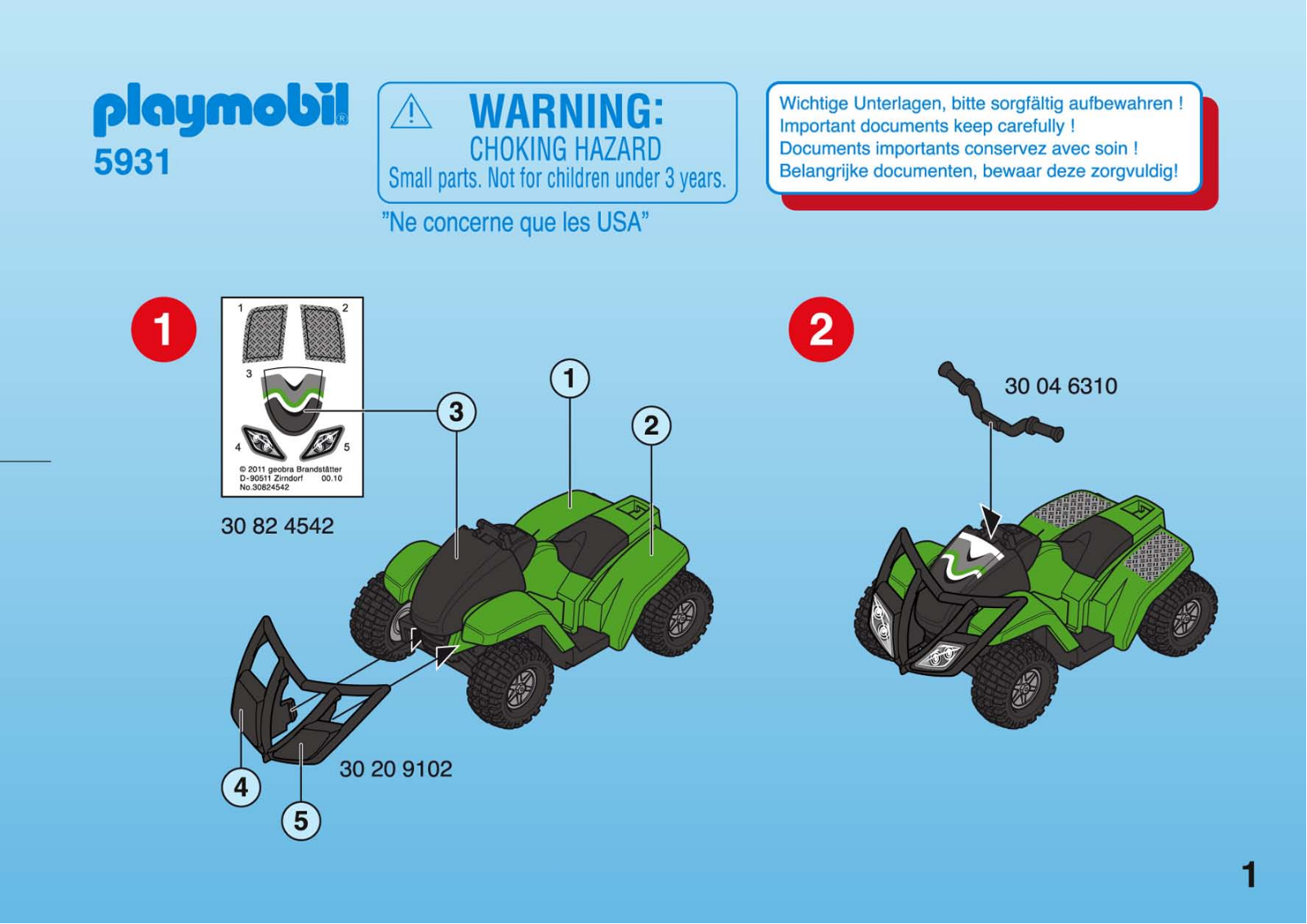 Playmobil 5931 Instructions