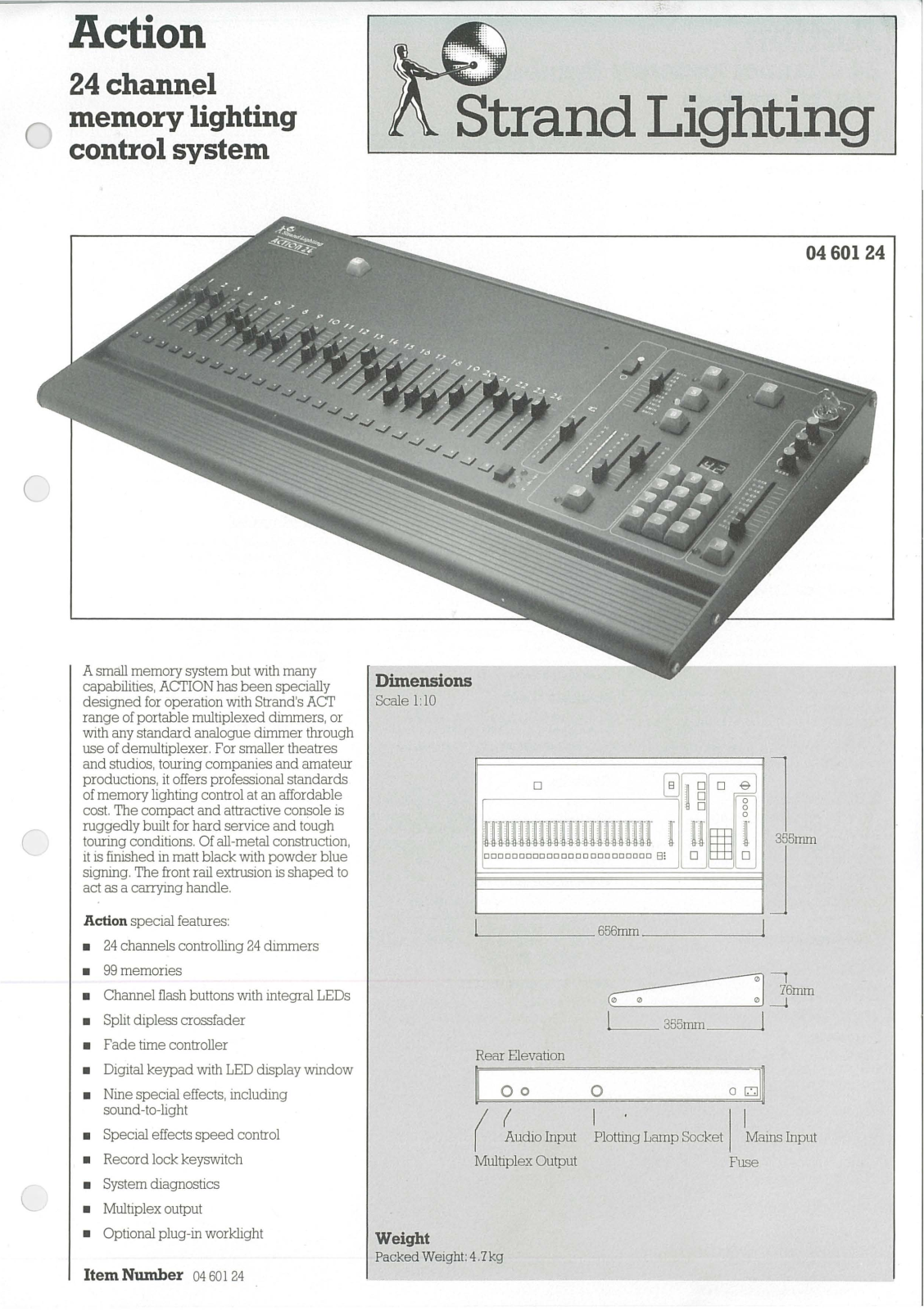 Strand Action 24 Datasheet - ManualMachine.com