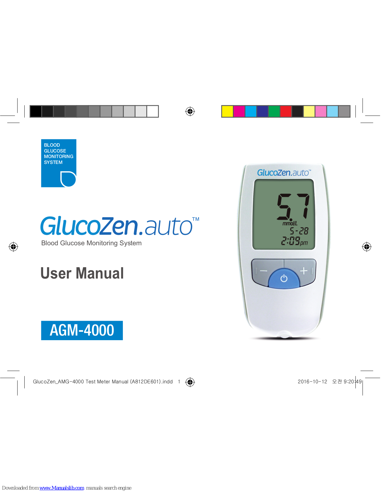 GlucoZen.auto AGM-4000 User Manual