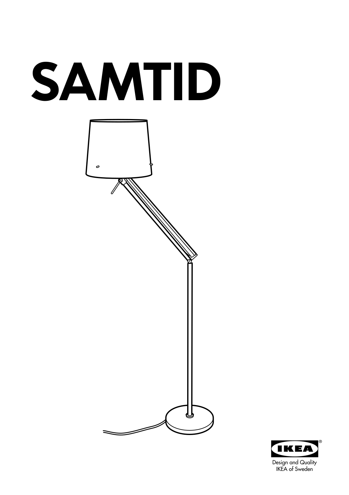 IKEA SAMTID User Manual