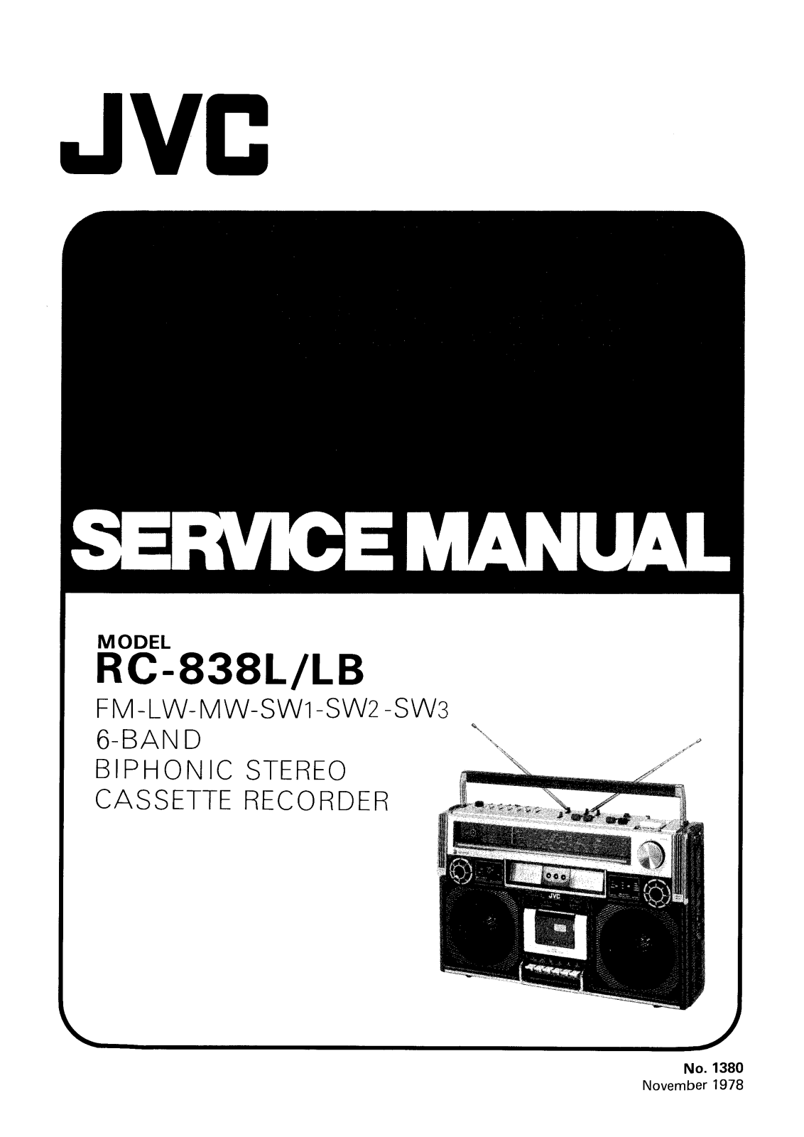 Jvc RC-838 Service Manual
