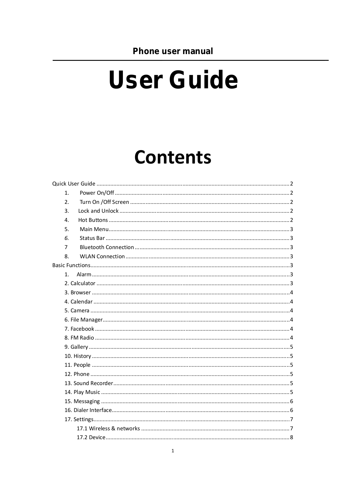 X Wireless HOTSPOT User Manual