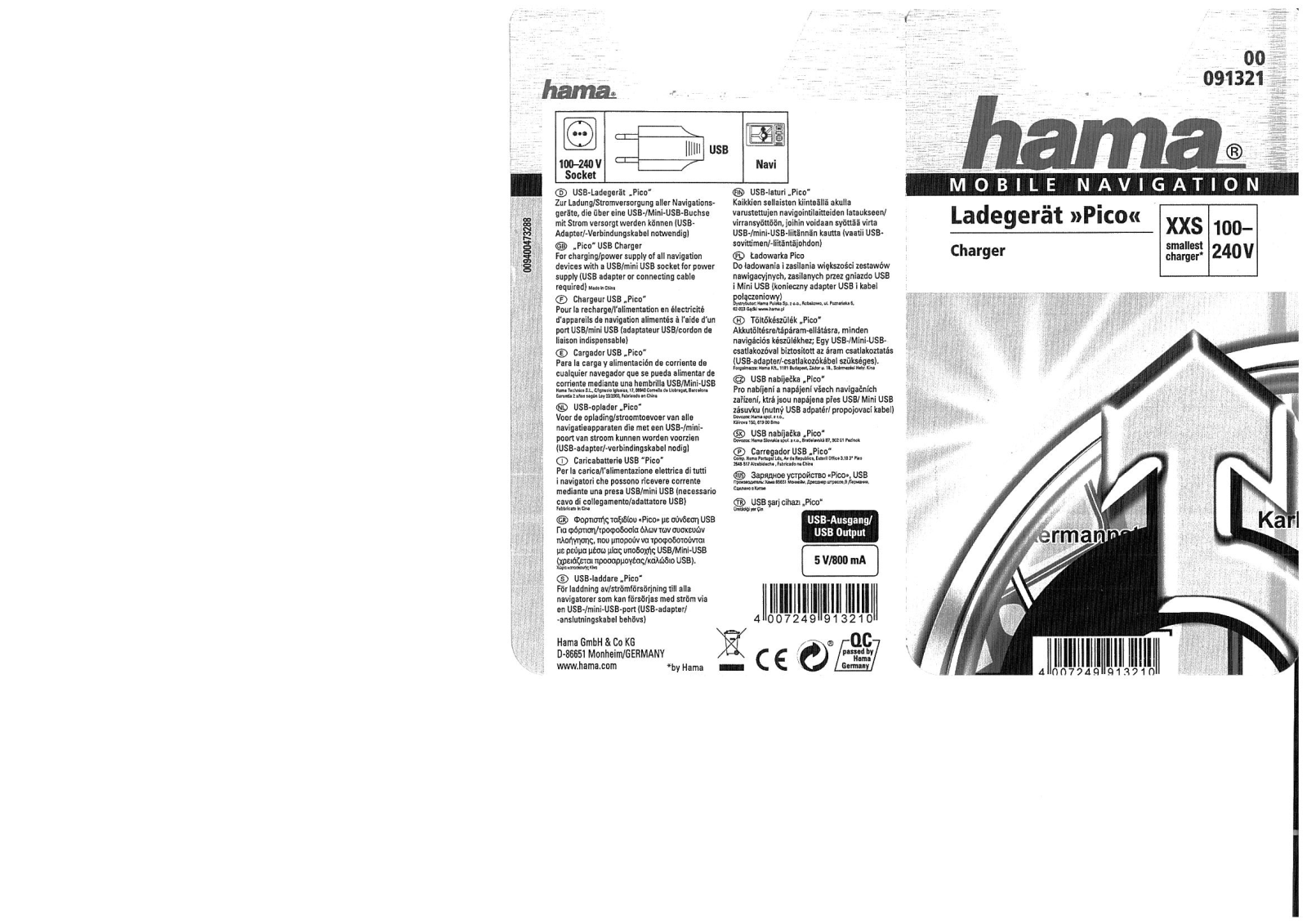 Hama 93817 User manual