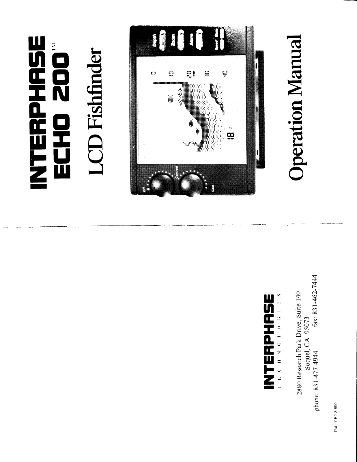 Interphase Tech Echo 200 User Manual - ManualMachine.com