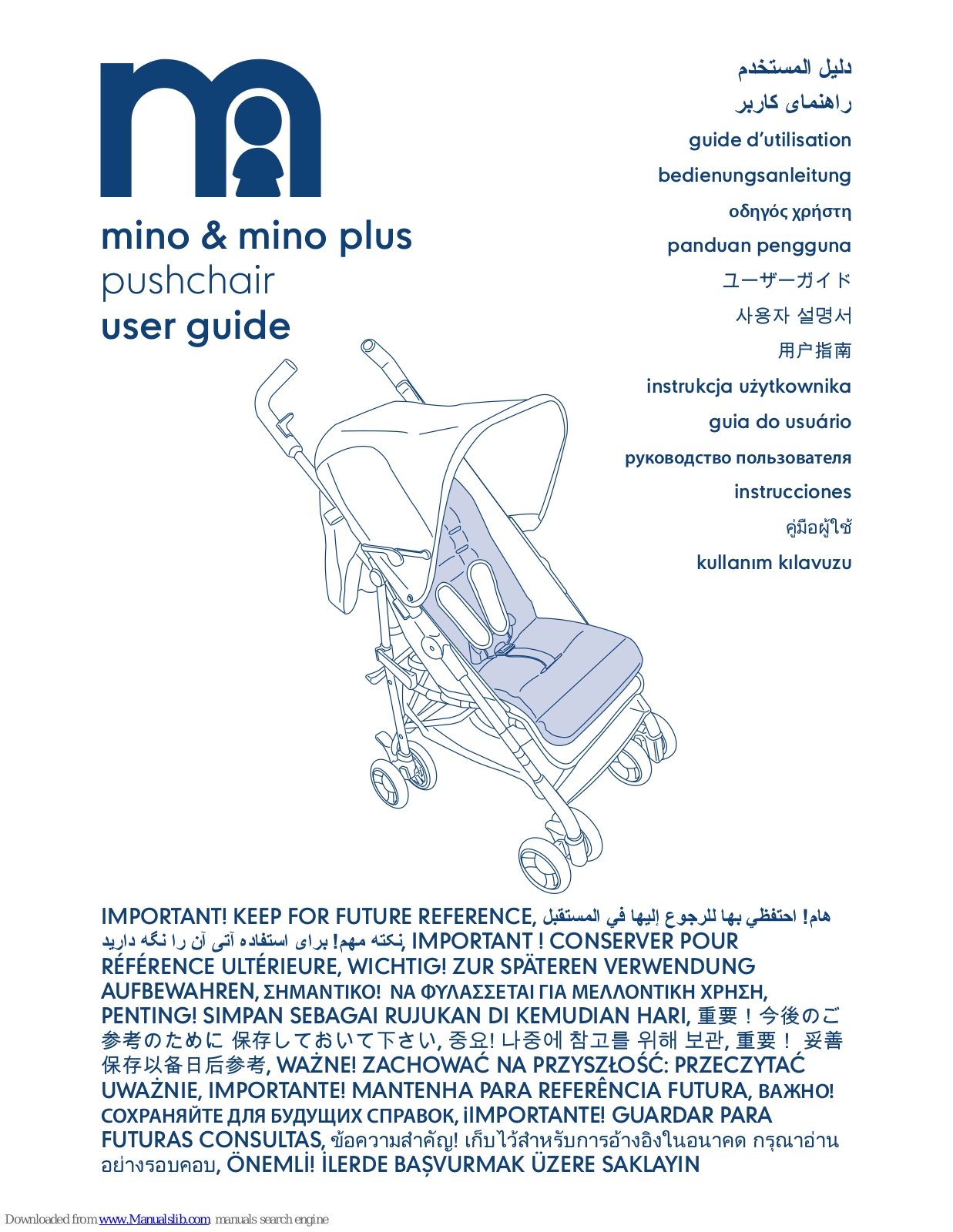 mothercare mino, mino plus User Manual