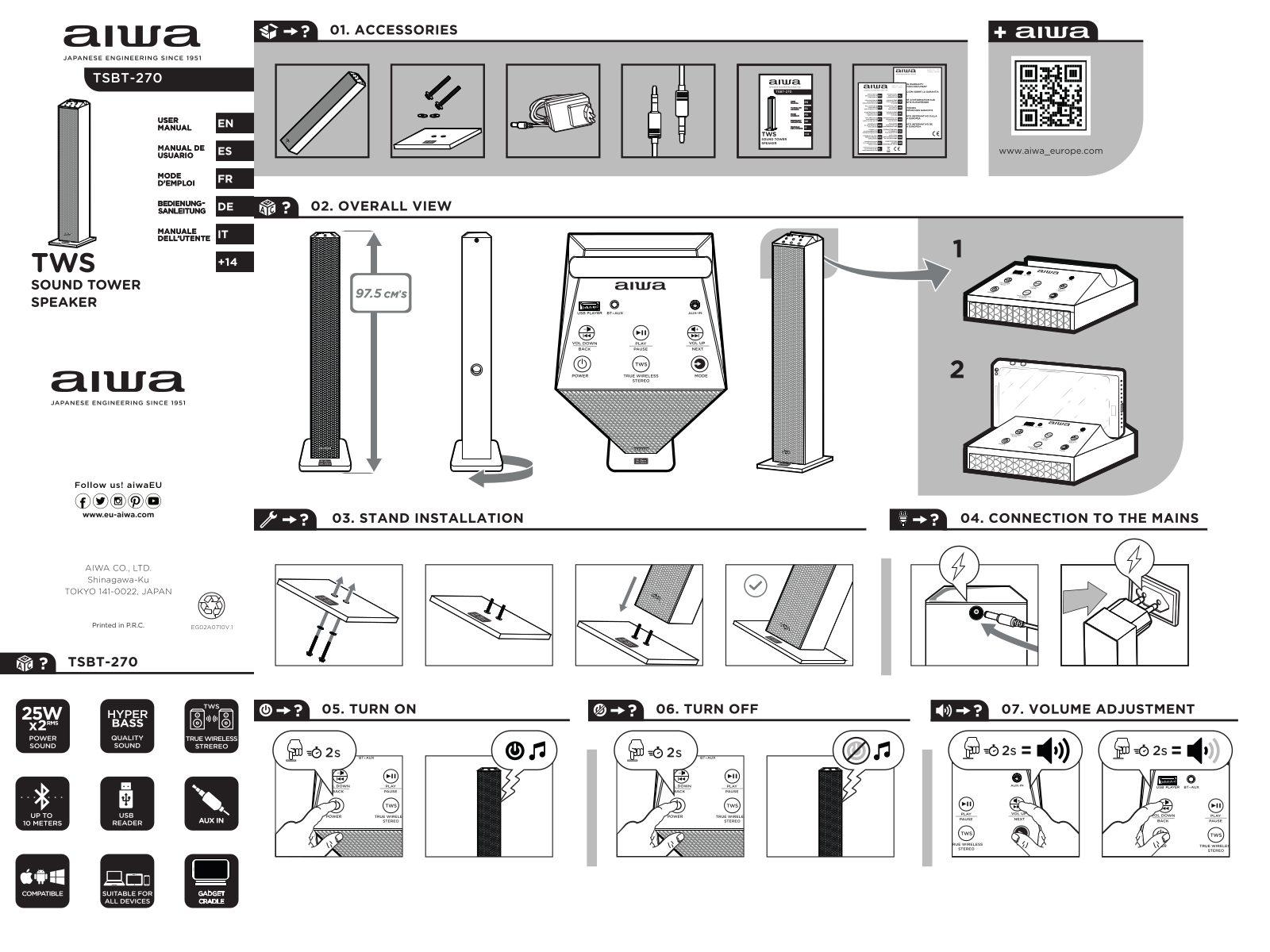 Aiwa TSBT-270 User guide - ManualMachine.com