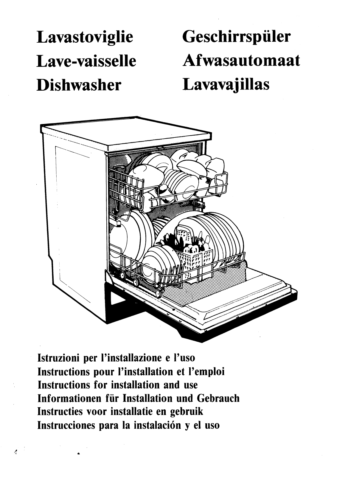 Smeg DW1295 User manual